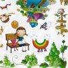 Forest Friends - Wall Decals Stickers Appliques Home Decor - HEMU-ZS-067