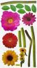 Loving Flowers - Wall Decals Stickers Appliques Home Decor - HEMU-SH-811