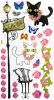 Kitty Couple - Wall Decals Stickers Appliques Home Decor - HEMU-HL-974