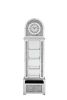 ACME Noralie GRANDFATHER CLOCK W/LED Mirrored & Faux Diamonds AC00353 - as Pic