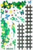 Green Fence 2 - X-Large Wall Decals Stickers Appliques Home Decor - HEMU-HL-6822