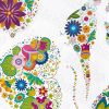 Colorful Figure - Wall Decals Stickers Appliques Home Decor - HEMU-ZS-075