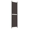 3-Panel Room Divider Brown 59.1"x78.7" Fabric - Brown