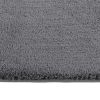 Washable Rug Fluffy Short Pile 63"x90.6" Anti Slip Anthracite - Anthracite