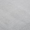 Washable Rug Soft Fluffy Short Pile 63"x90.6" Anti Slip Gray - Gray