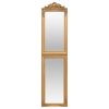 Free-Standing Mirror Gold 15.7"x63" - Gold