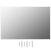 Wall Mirror 23.6"x15.7" Rectangular Glass - Silver