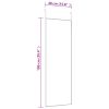 Door Mirror Gold 15.7"x39.4" Glass and Aluminum - Gold