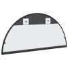 Wall Mirror Black 31.5"x15.7" Arch Iron - Black