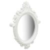 Wall Mirror Castle Style 22"x29.9" White - White