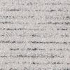 Ivory/ Charcoal Stripe Area Rug 5x8 - as Pic