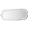 LED Bathroom Mirror 15.7"x5.9" Oval - Transparent