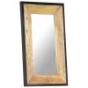 Mirror 31.5"x19.7" Solid Mango Wood - Brown