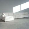 Harper Luxe Ottoman Performance White - as Pic