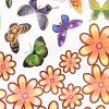 Butterfly Gathering - Wall Decals Stickers Appliques Home Decor - HEMU-LD-8101