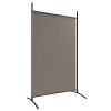 2-Panel Room Divider Anthracite 68.9"x70.9" Fabric - Anthracite