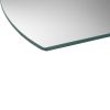 Wall Mirrors 8 pcs 7.9"x7.9" Wave Glass - Silver