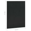 3-Panel Room Divider Black 47.2"x70.9" Steel - Black