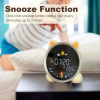 Hansang Alarm Clock for Kids, Ok to Wake Clock, Sleep Training Cat Digital Alarm Clock with 5 Night Light - Hansang