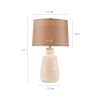 Boho Textured Ceramic Table Lamp - as Pic