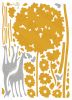 Autumn Deer - Hemu Large Wall Decals Stickers Appliques Home Decor 19.7 BY 27.5 Inches - HEMU-TC-2098