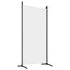 6-Panel Room Divider White 204.7"x70.9" Fabric - White