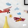 Flying High - Hemu Wall Decals Stickers Appliques Home Decor 12.6 BY 23.6 Inches - HEMU-TC-962