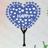 Happy Hope Love - Hemu Wall Decals Stickers Appliques Home Decor 12.6 BY 23.6 Inches - HEMU-TC-1070