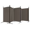 6-Panel Room Divider Anthracite 204.7"x70.9" Fabric - Anthracite