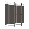 5-Panel Room Divider Anthracite 78.7"x70.9" - Anthracite