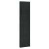 3-Panel Room Divider Black 47.2"x70.9" Steel - Black