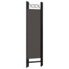 4-Panel Room Divider Anthracite 63"x70.9" - Anthracite