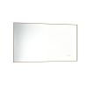 42 x 24Inch LED Mirror Bathroom Vanity Mirror with Back Light, Wall Mount Anti-Fog Memory Large Adjustable Vanity Mirror - as Pic