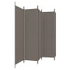 5-Panel Room Divider Anthracite 98.4"x78.7" Fabric - Anthracite